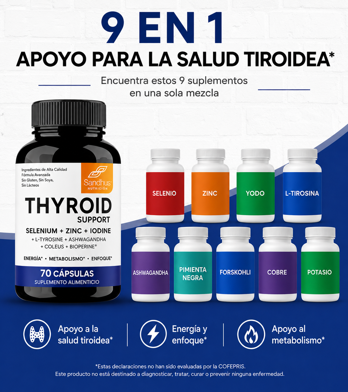 THYROID SUPPORT ENERGIA METABOLISMO