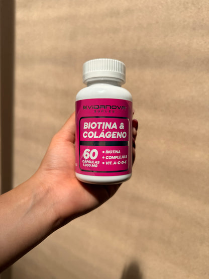 BIOTINA + COLÁGENO 60 CAPS