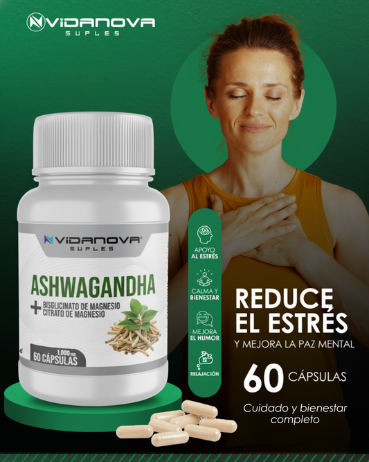 Ashwagandha + Magnesio 60 CAPS