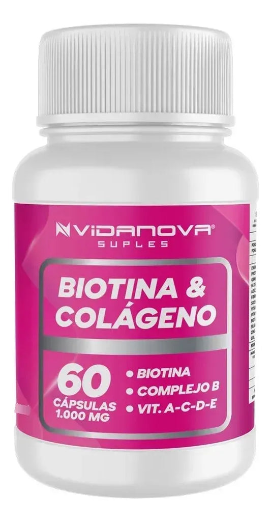 BIOTINA + COLÁGENO 60 CAPS
