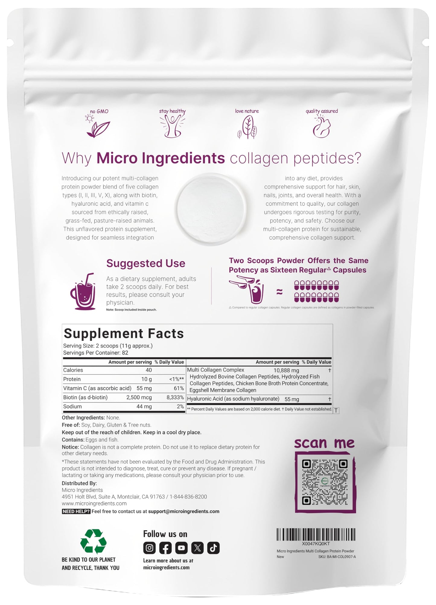 COLÁGENO PEPTIDES MULTI 450g