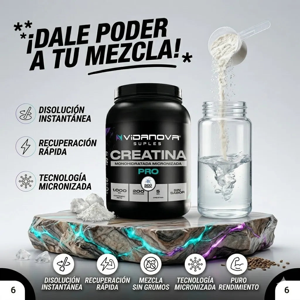 Creatina Monohidratada Micronizada 1KG