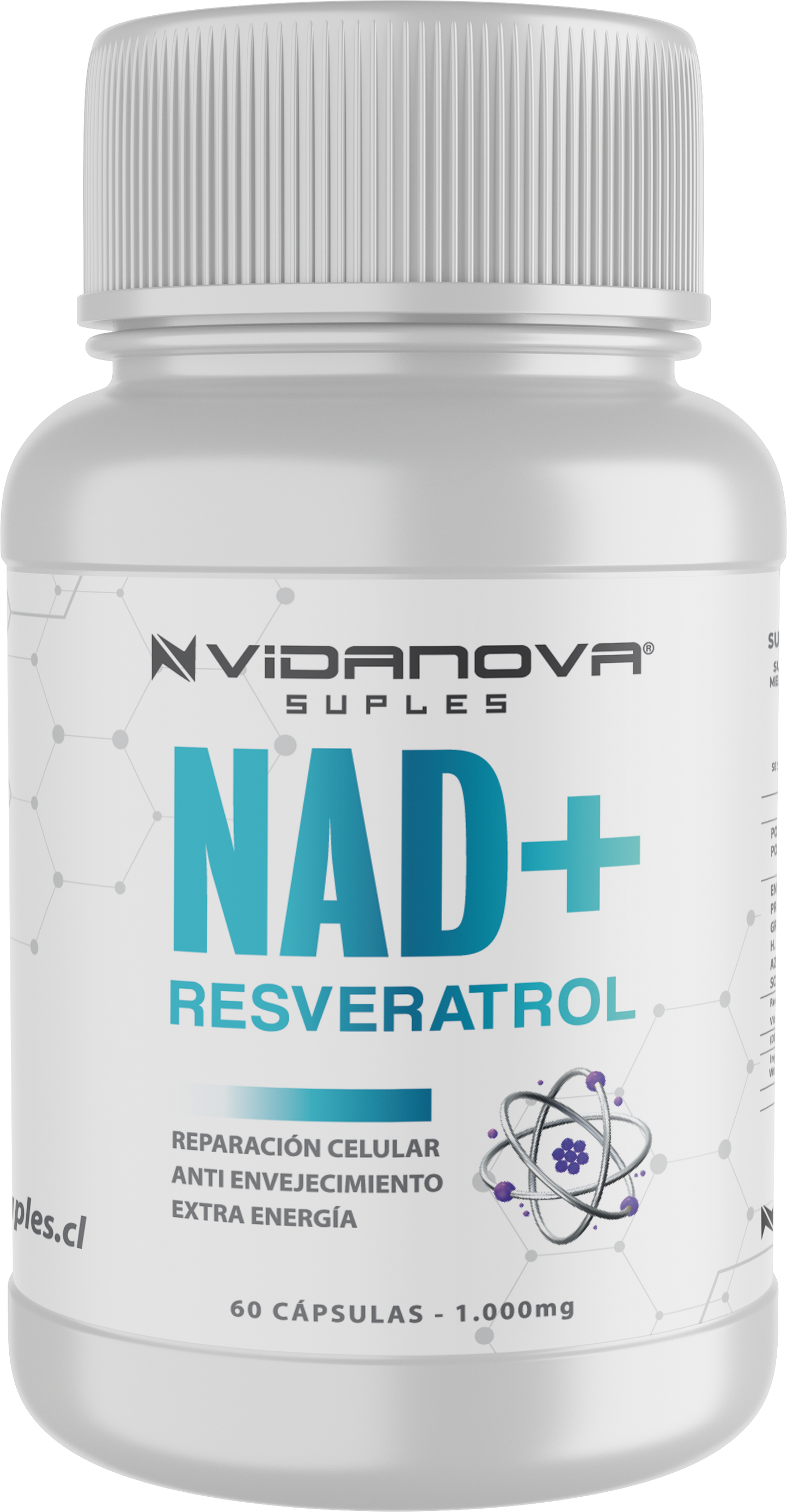 60 GOMITAS NAD+RESVERATROL ANTI-EDAD