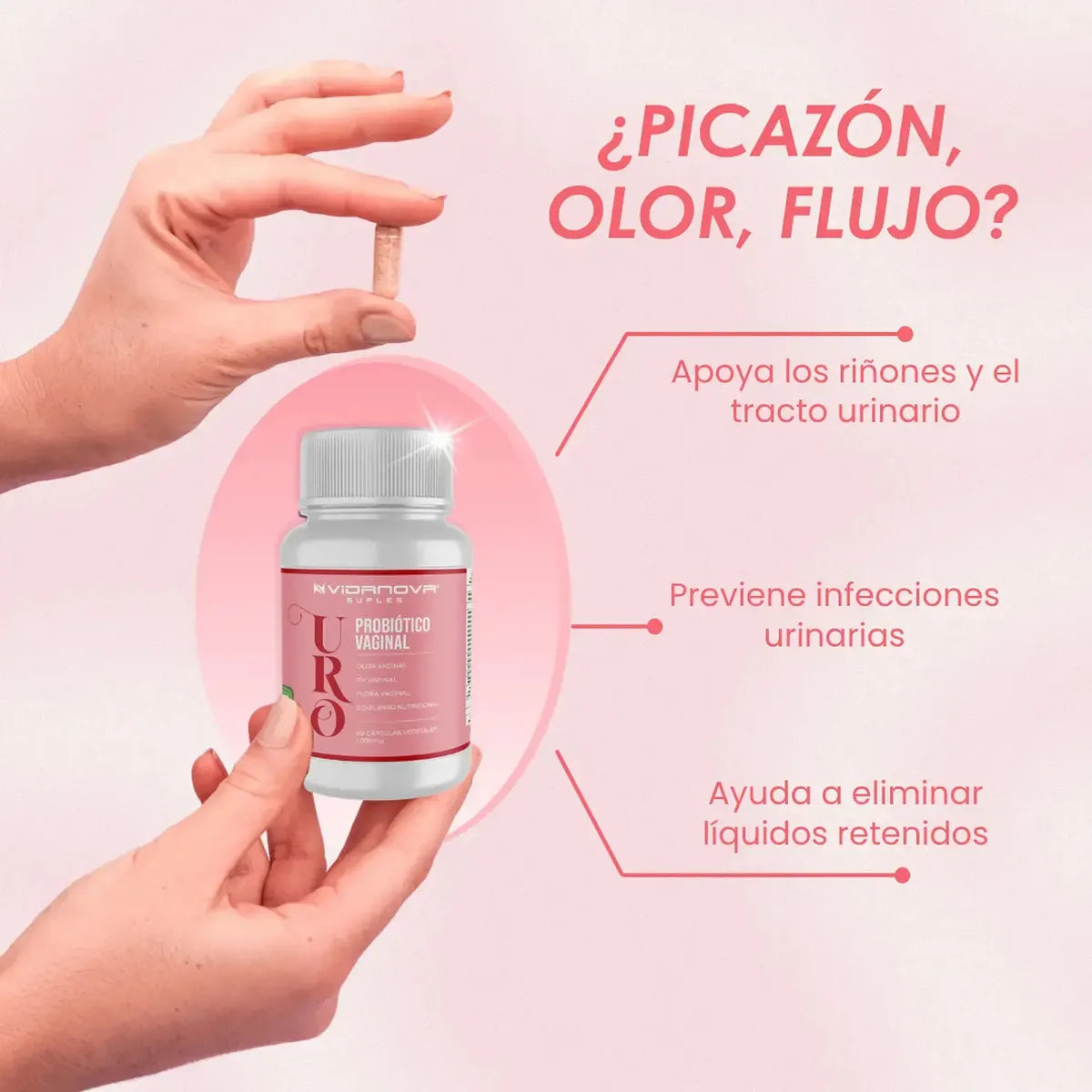 URO PROBIÓTICO VAGINAL 60 CAPS